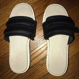 Rag & Bone “Seldon Leather Slide Sandal”